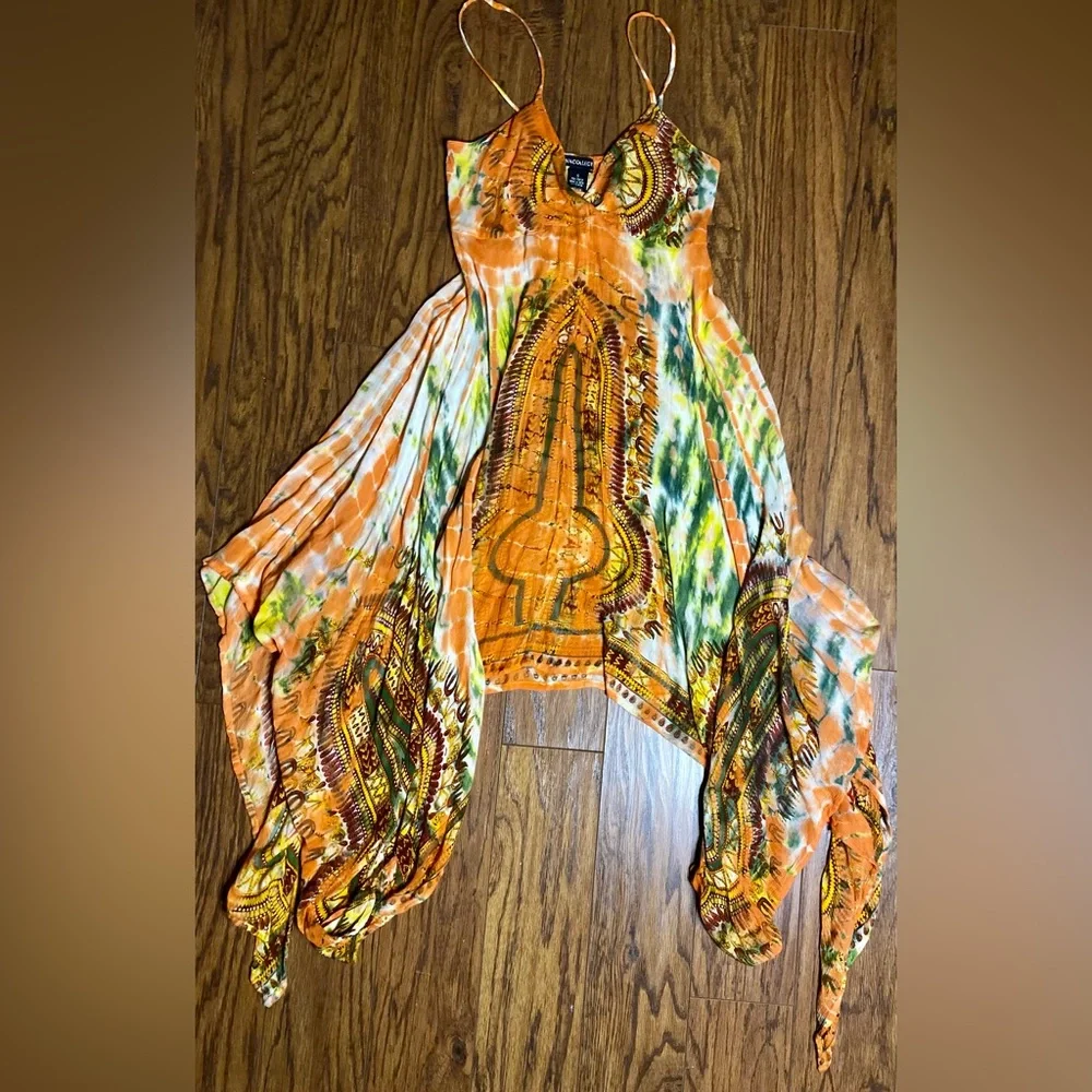 Diva Collection Women’s Spaghetti Strap Dress Sz Small - Picture 3 of 7